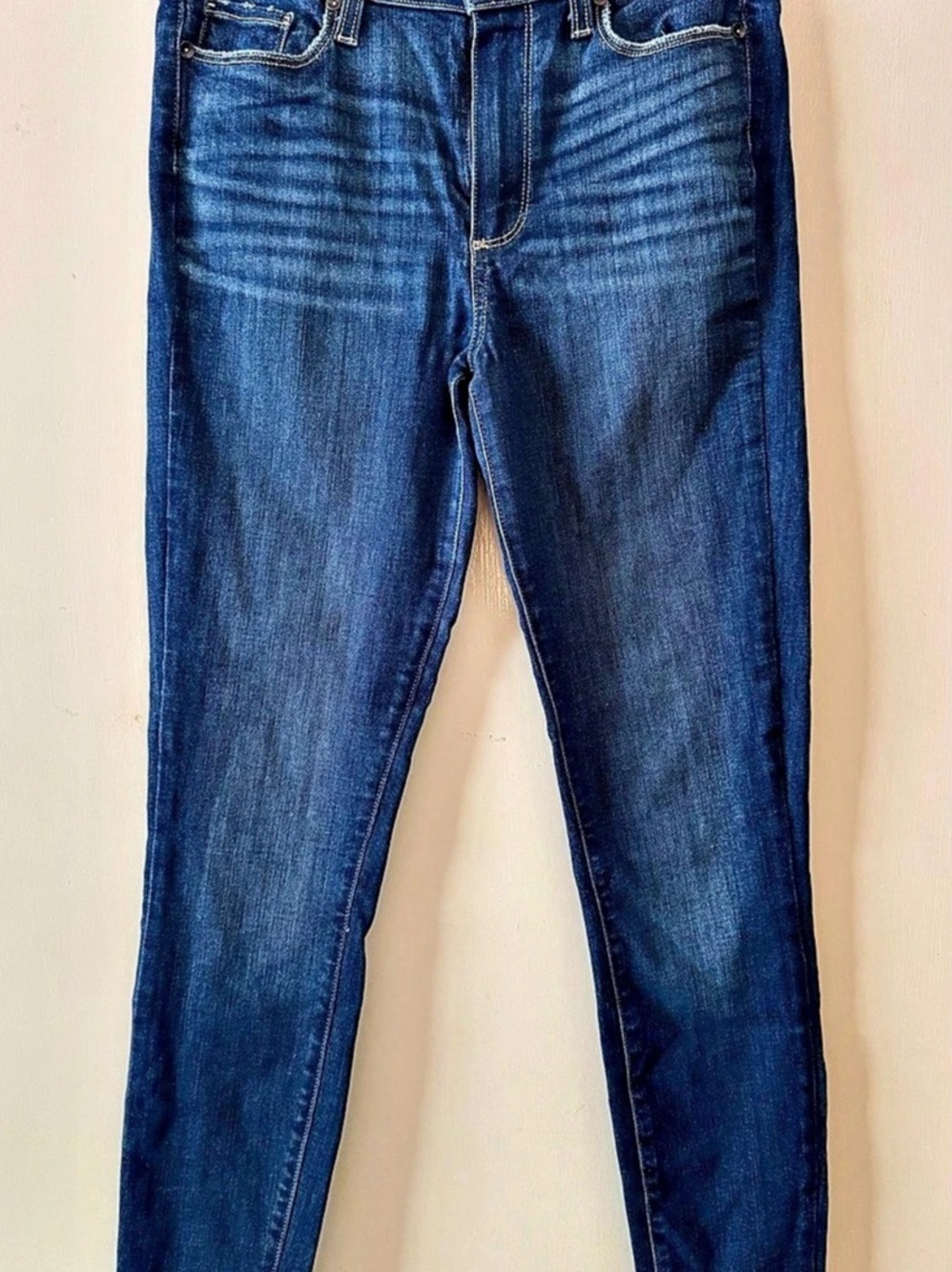 Paige Hoxton Ankle Skinny Jeans Blue Waist 28 Like New